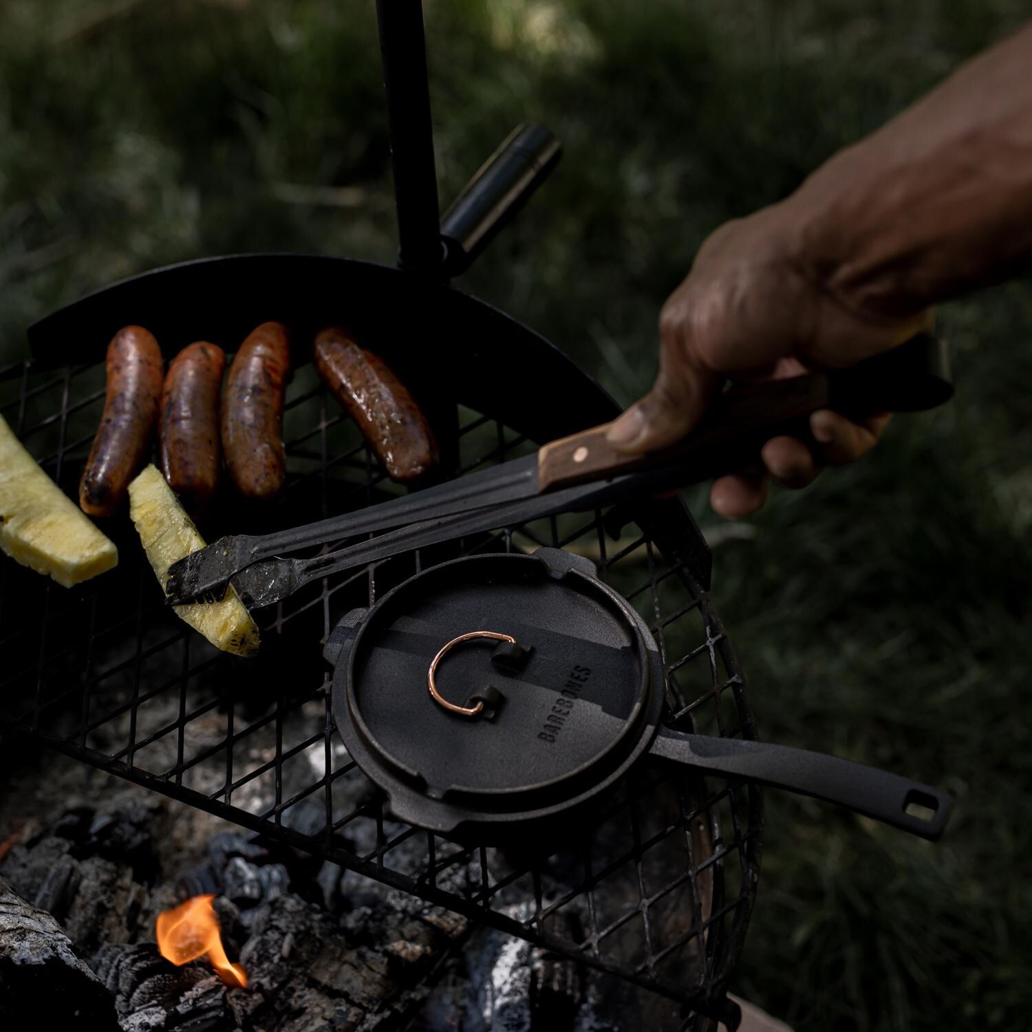 Barebones Living CKW-462 Cowboy Grill Tongs - Lifestyle thumbnail