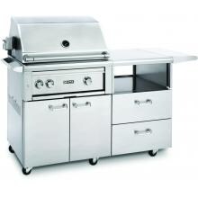 Lynx Professional 30-Inch All Infrared ProSear Freestanding Natural Gas With Rotisserie On Mobile Kitchen Cart - L30ASR-M-NG