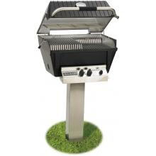 Broilmaster P4-XF Premium Propane Gas Grill On Stainless Steel In-Ground Post image