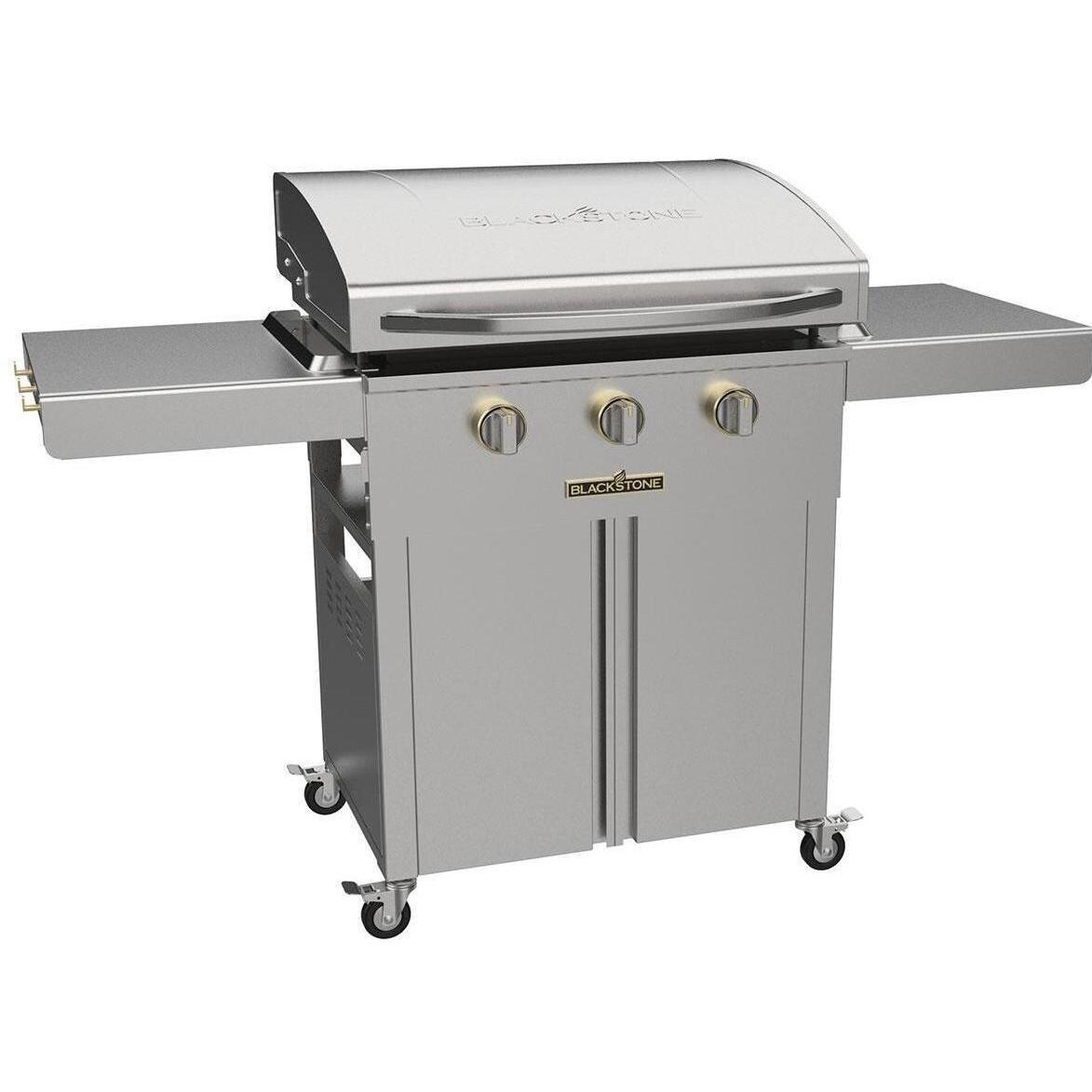 Blackstone 6009 Select 28 Inch Griddle W/ Cabinet and Hamburger & Cleaning Kit - 28 Inch Griddle - Display - White Background thumbnail