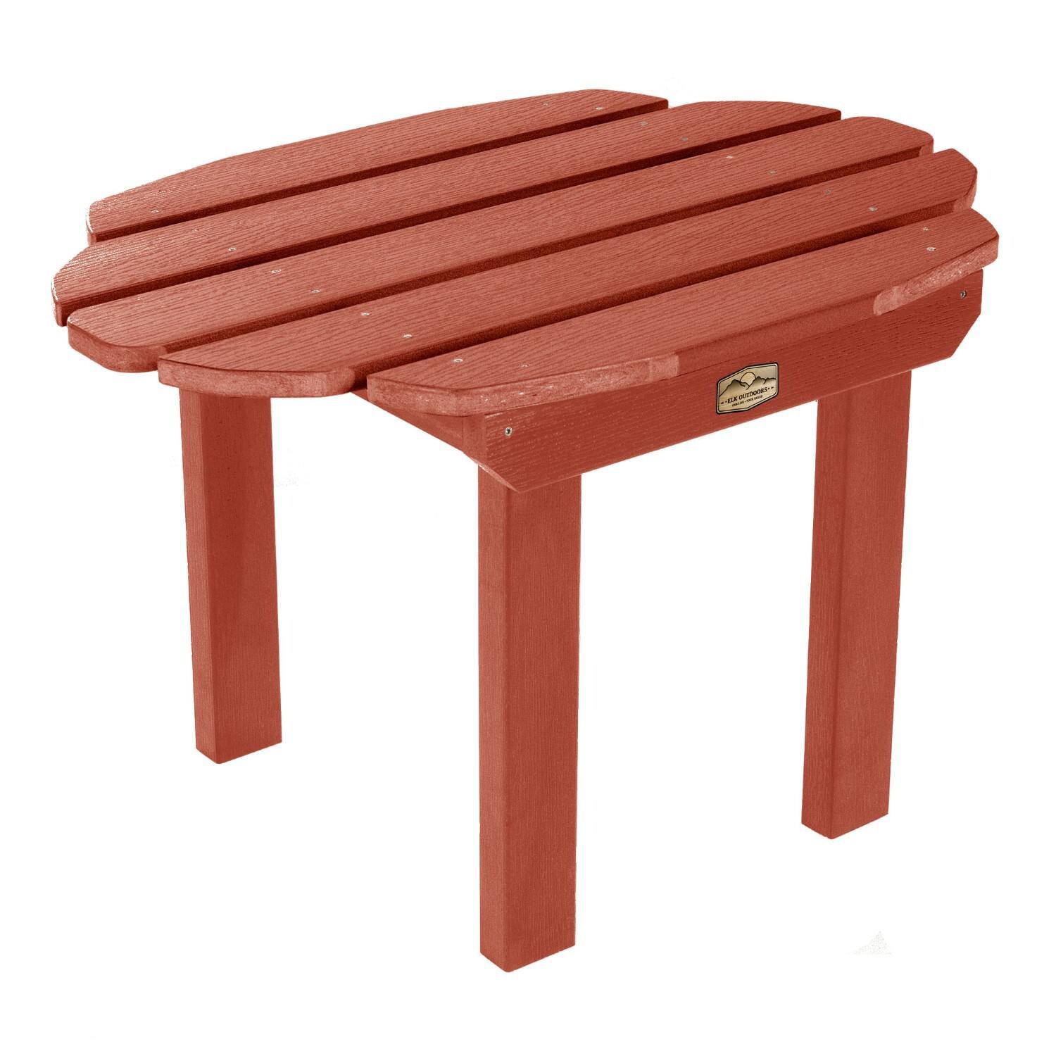 Lakeview The Charmville Side Table - Rustic Red - On White thumbnail
