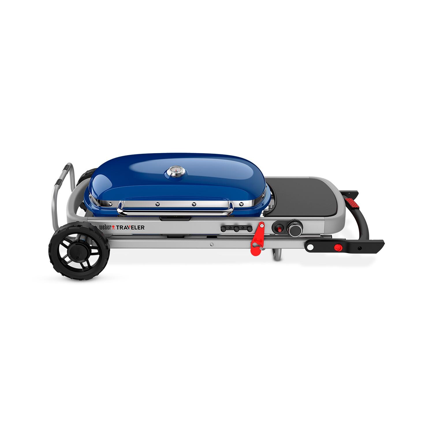 er Traveler Portable Propane Gas Grill Deep Ocean Blue 9020001
