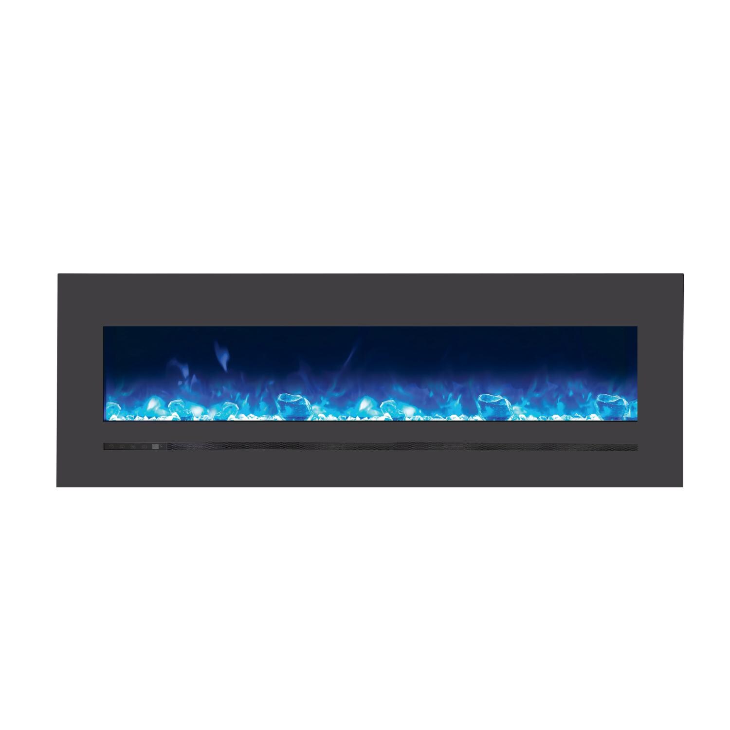 Sierra Flame by Amantii 60-inch Wall Mount/Flush Mount Electric Fireplace - Blue thumbnail