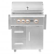 Coyote S-Series 30-Inch 3-Burner Propane Gas Grill With RapidSear Infrared Burner & Rotisserie - C2SL30LP-FS image