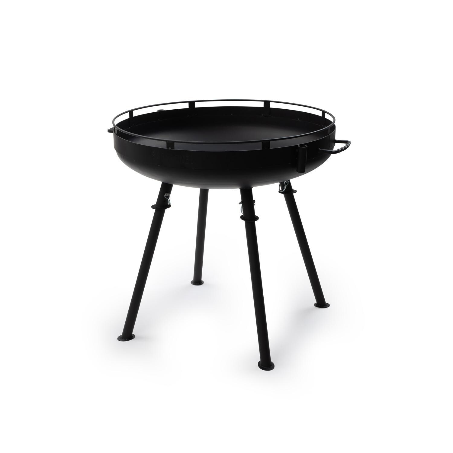 Barebones Living CKW-450 Cowboy 30-Inch Fire Pit Grill - Shown Without Grill Grate - White Background thumbnail