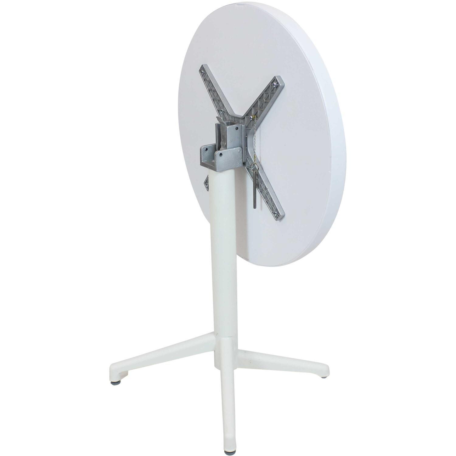 Ultimate Patio All-Weather 5-Piece Dining Set - Black - Table Folded For Compact Storage thumbnail