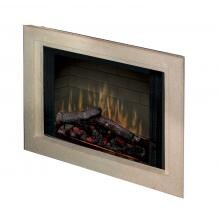 Dimplex Deluxe 33-Inch Wall Mount Electric Fireplace W/ Picture Frame Surround - Inner-Glow Logs - Alabaster - BF33DXP-BSSTN image