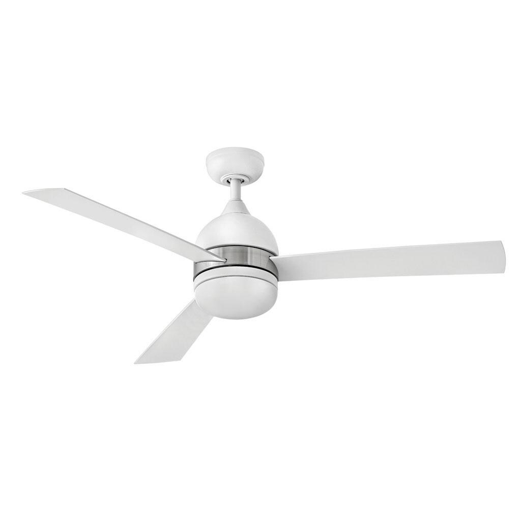 Hinkley Lighting 902352FMW-LWA Verge 52 Inch Ceiling Fan - Matte White - Shown Without Light Kit Installed thumbnail
