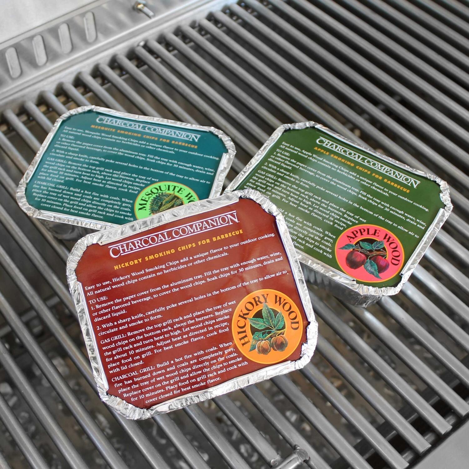 Wood Chip Blend CC6029 Sampler Pack With Hickory Mesquite And Apple thumbnail