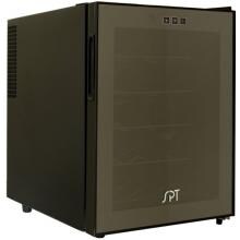Sunpentown 20 Bottle Freestanding Thermoelectric Wine Cooler - Mirror Glass Door / Black Trim - WC-20TL image