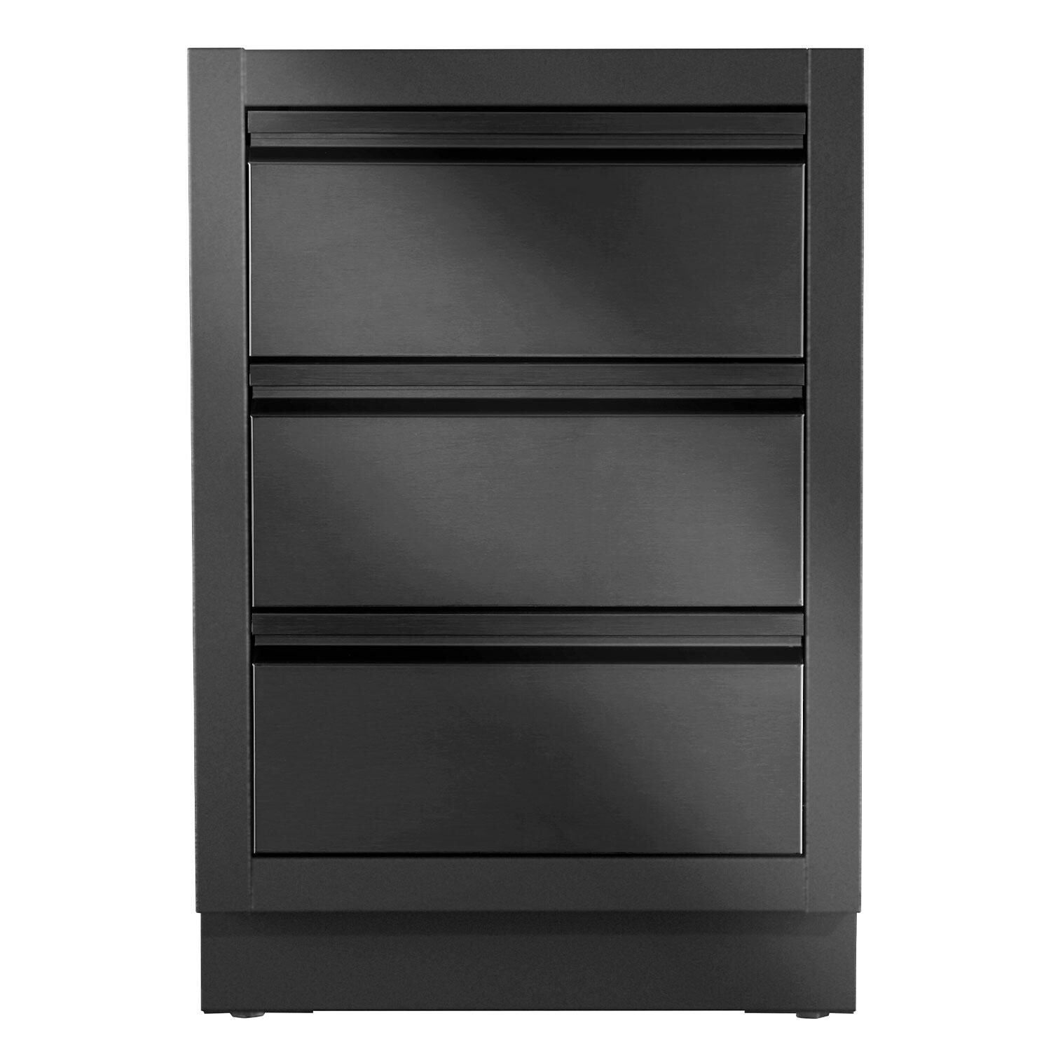 Napoleon OASIS Two Drawer Cabinet - Matte Black - IM-2DC-MK-1