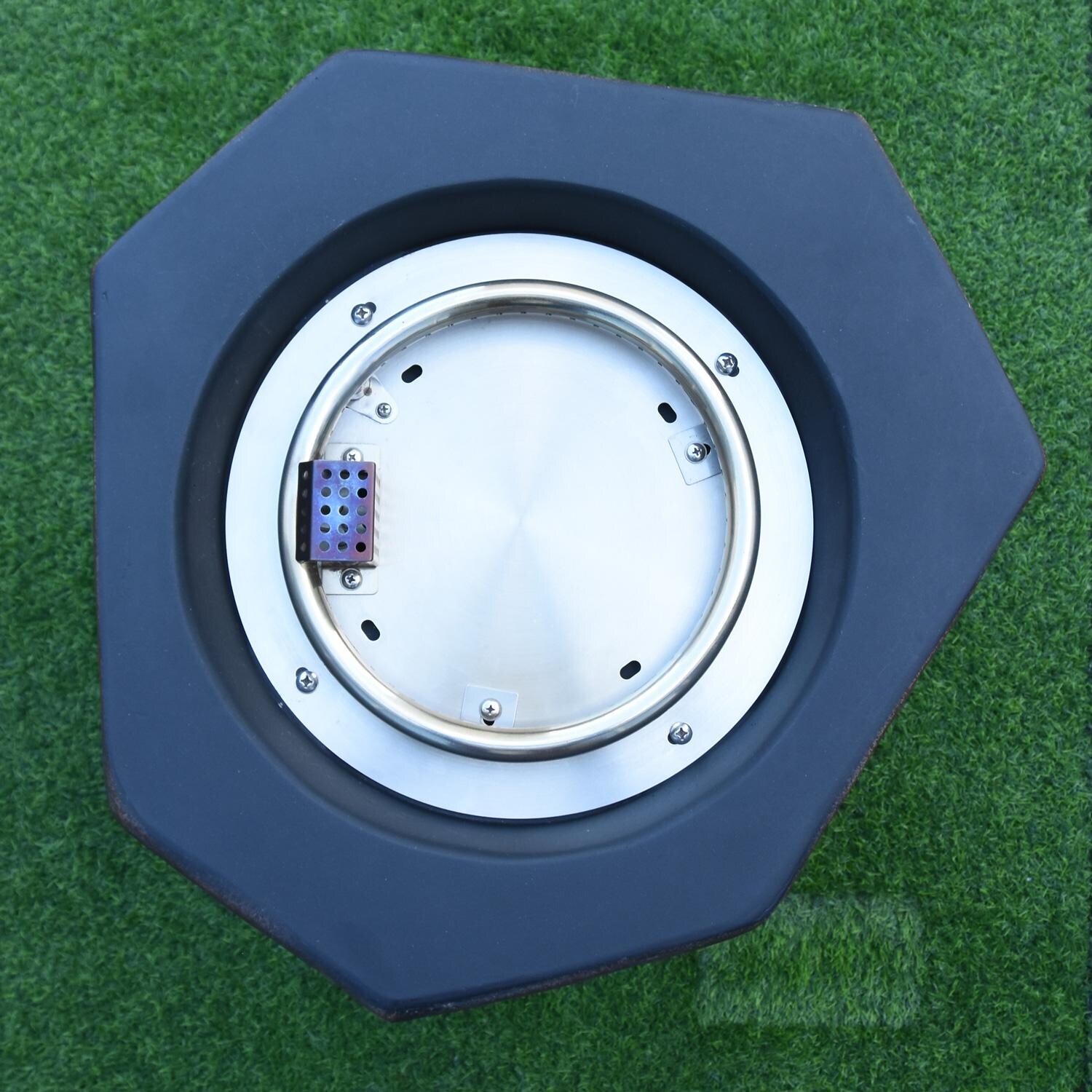 Elementi OFG601-LP Modeno Basalt 20-Inch Propane Fire Column - Top View thumbnail