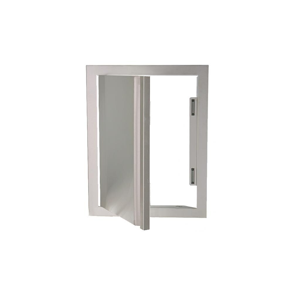 RCS VDV1SCL Valiant 17 Inch Soft Close Left Hinge Vertical Door - Wide Open - White Background thumbnail