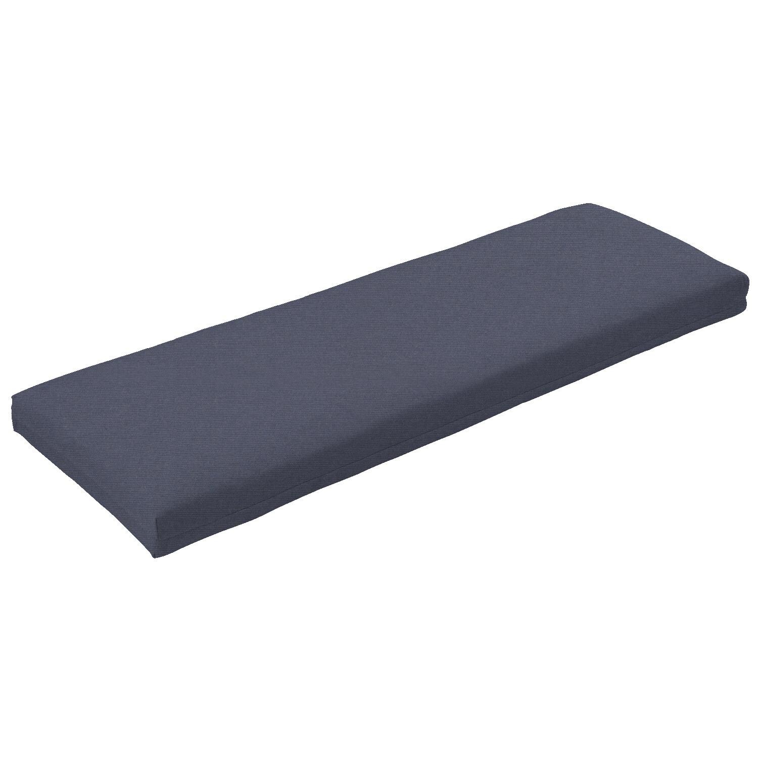 Sunbrella Spectrum Indigo Large Outdoor Replacement Bench Cushion W/ Knife Edge By UltimatePatio.com thumbnail
