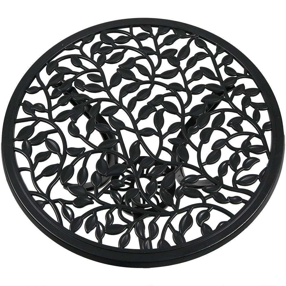 Ultimate Patio 3 Piece Outdoor Cast Aluminum Patio Bistro Set - Table Top thumbnail