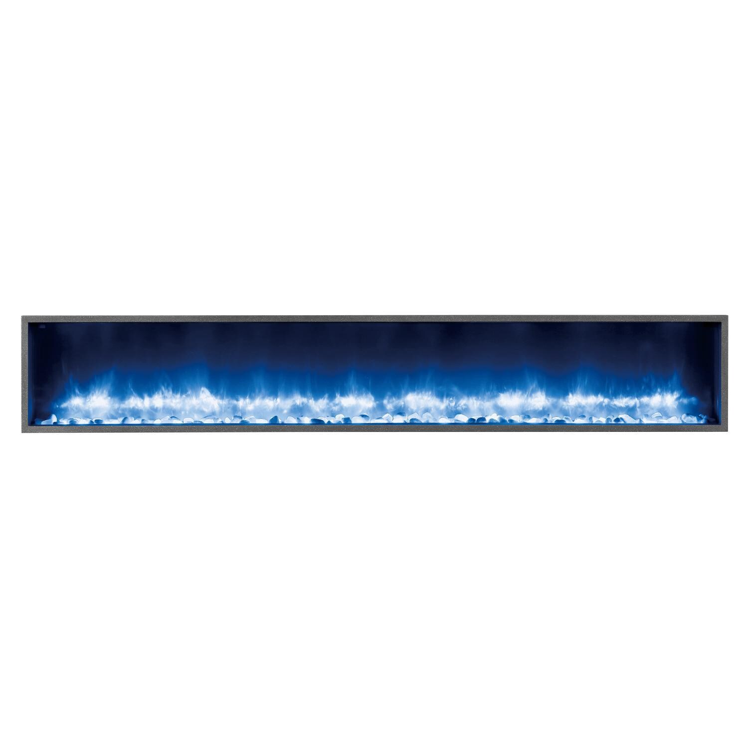 Dynasty 79-Inch Built-In Electric Fireplace - Blue thumbnail