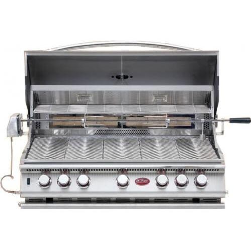 Cal Flame Gas Grills 40 Inch 5 Burner Natural Gas BBQ Grill Built In