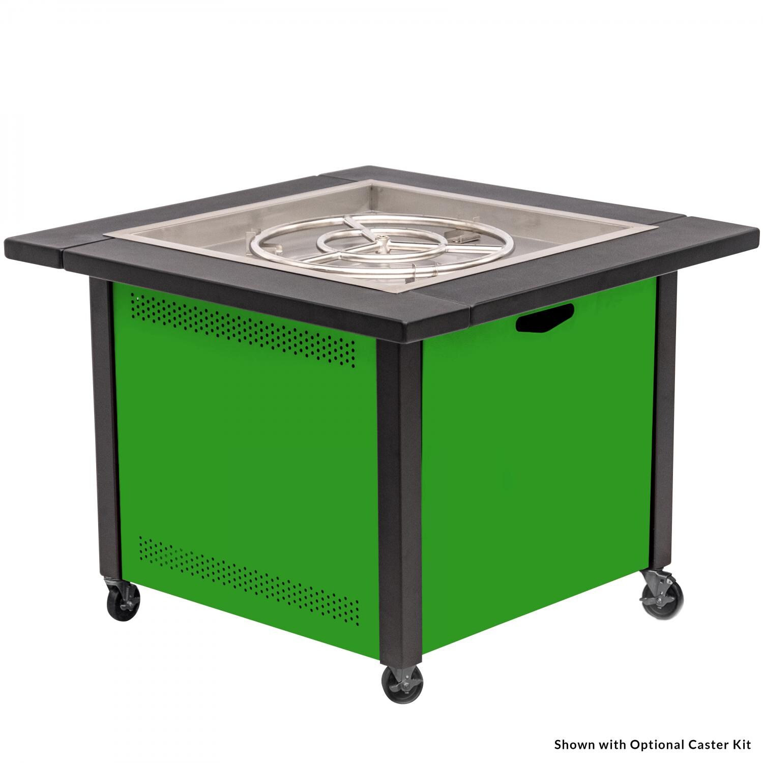 Lakeview Outdoor Designs Challenger 36-Inch  Fire Pit Table - Shown w/ Optional Caster Kit thumbnail