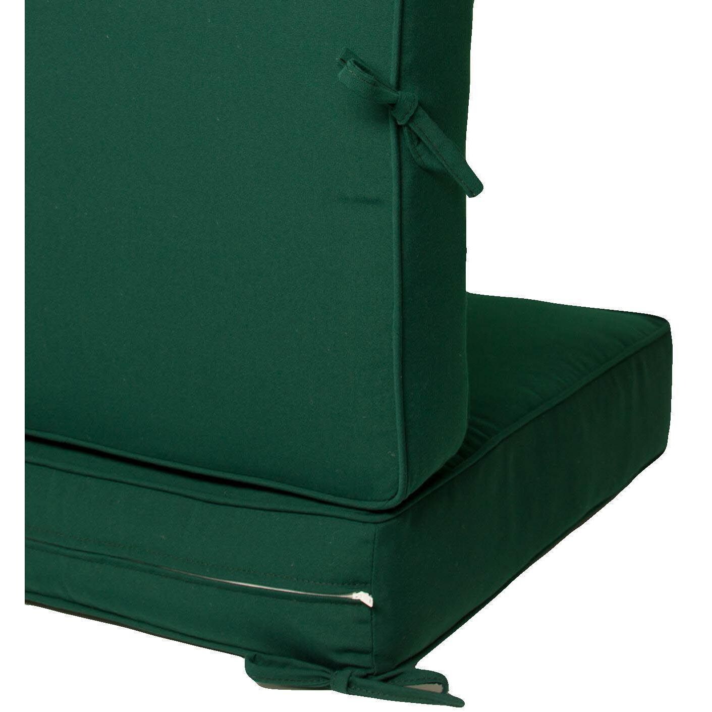 Medium Replacement Sofa Cushion Set With Piping - Tie And Zipper Detail thumbnail