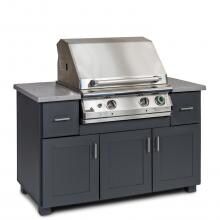 PGS 57-Inch Modano BBQ Island With Commercial T-Series 30-Inch Propane Gas Grill With Timer - 57 MOD image