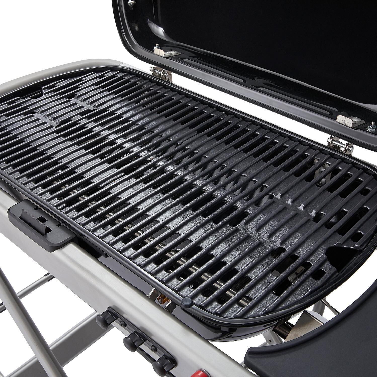 Weber Traveler 9010001 Portable Propane Gas Grill - Black - Grates - Detail thumbnail