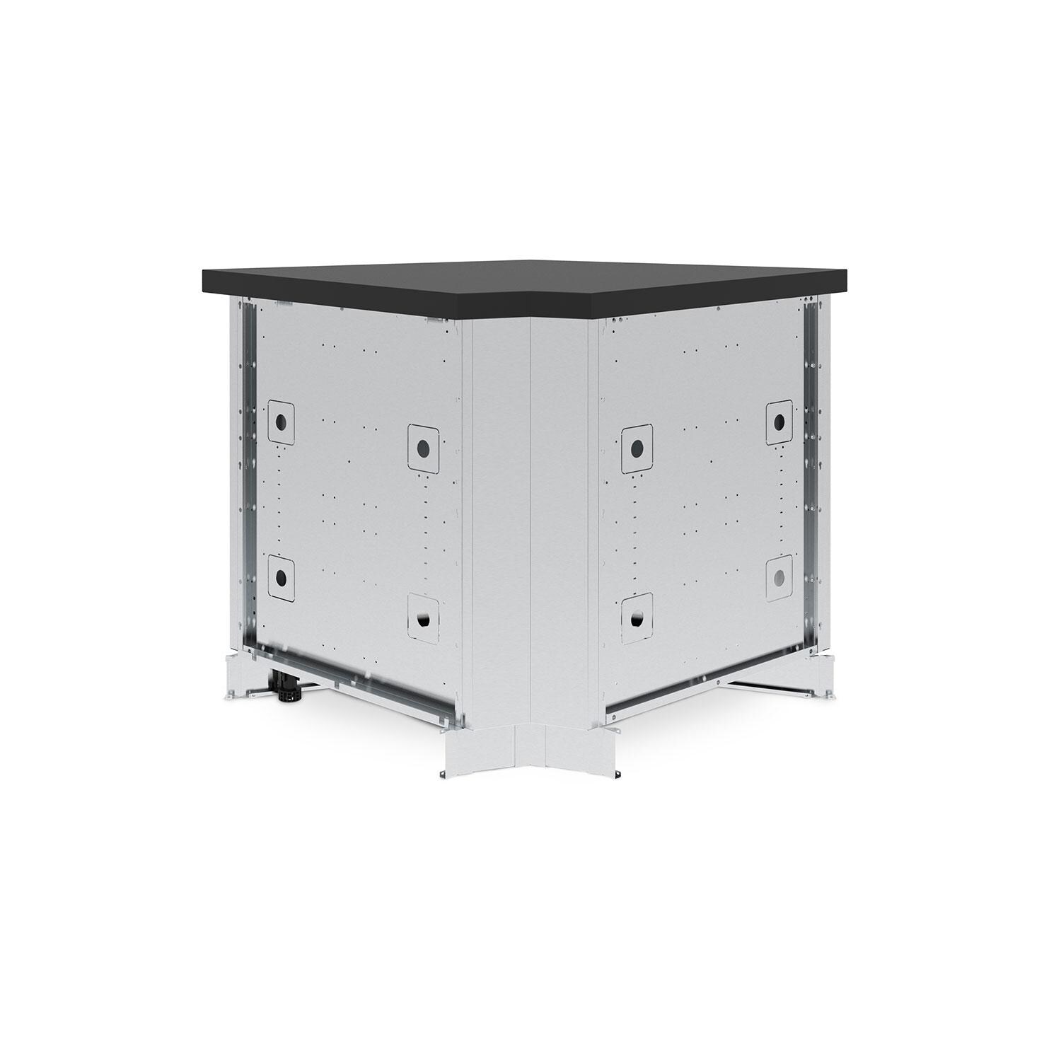 Broil King 803900 45℃ X 2 Stainless Steel Corner Cabinet - Cover - White Background thumbnail