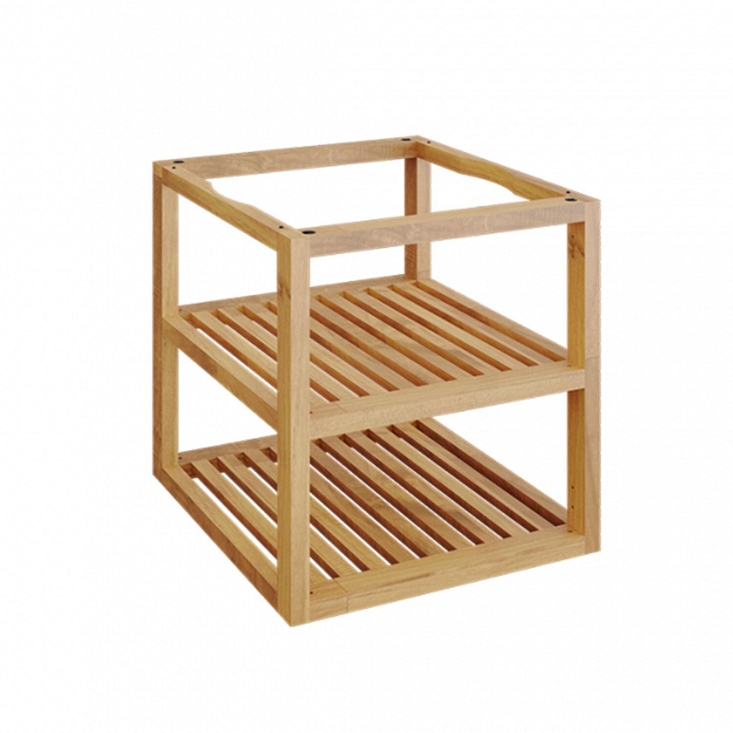 OFYR PRO 19 Inch Teak Wood Insert Cabinet Storage - Small - OSI-PRO-TW-S