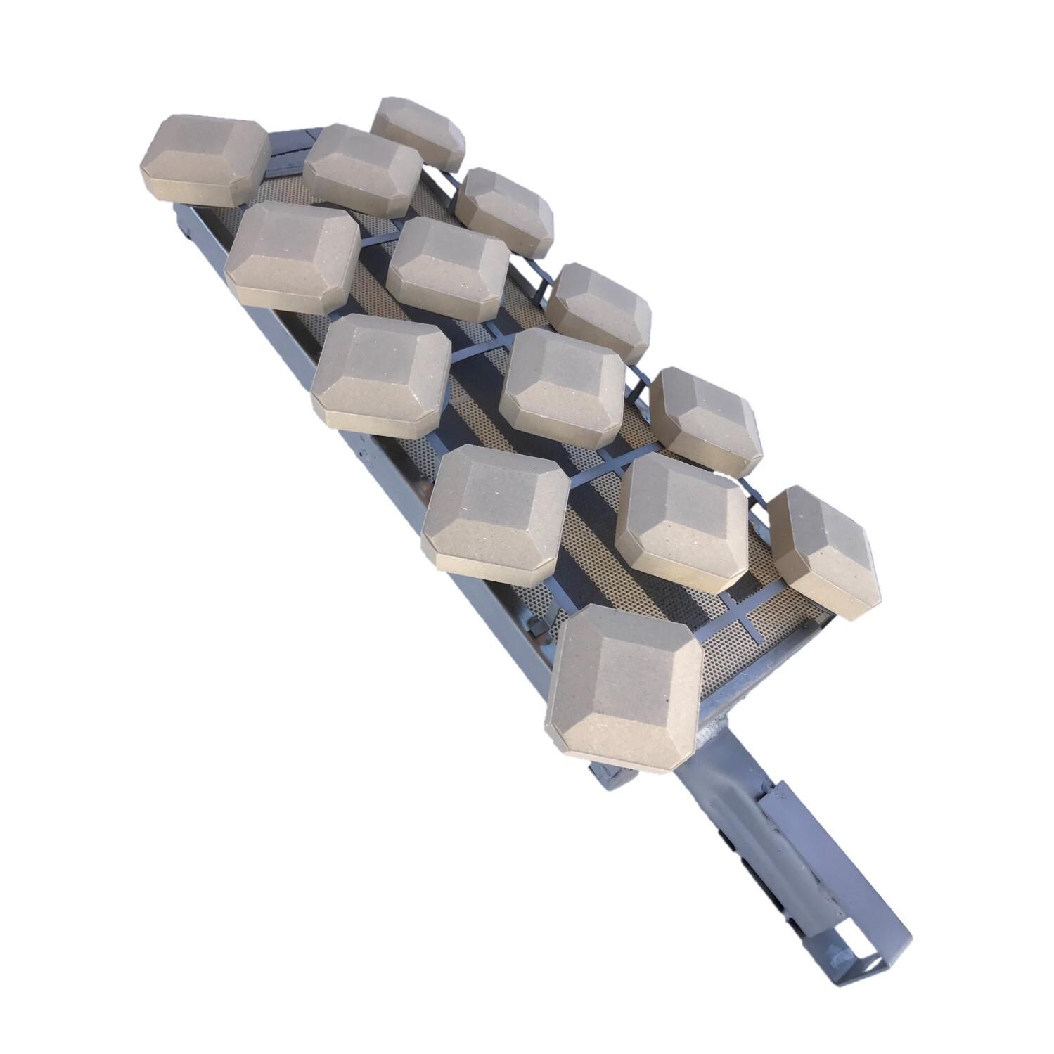 AfterBurner-IR Aftermarket Infrared Burner - Weber Genesis II - Side View thumbnail