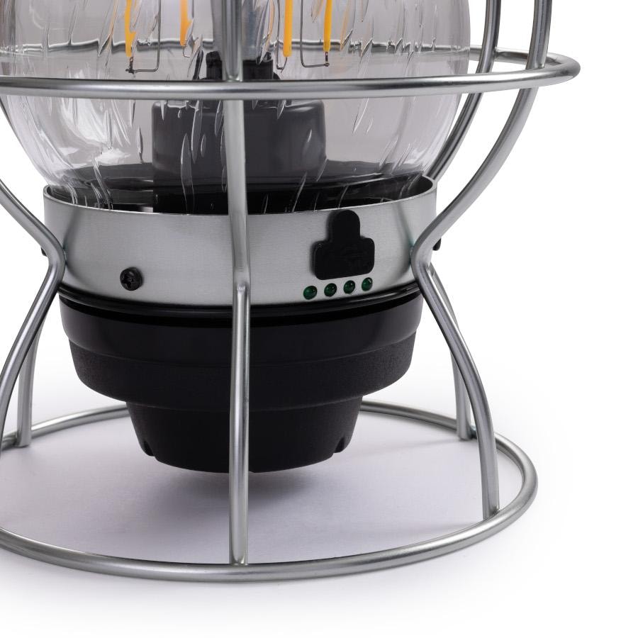 Barebones Living Railroad Lantern - Ocean Blue - LIV-181