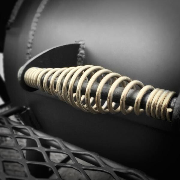 Texas Original Pits GFB-204222-SL 20x42x22 Luling Single Lid Offset Smoker - Stay Cool Spring Handle thumbnail