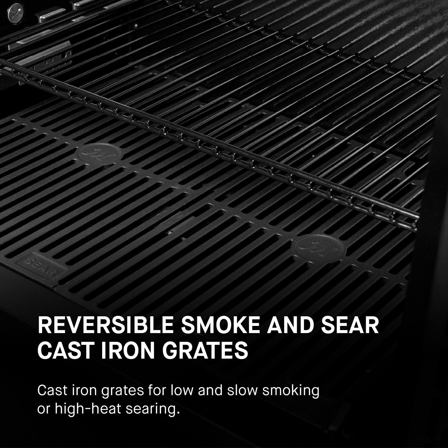 Masterbuilt MB20041023 Gravity Series 600 Digital Charcoal Grill + Smoker - Grates - Detail