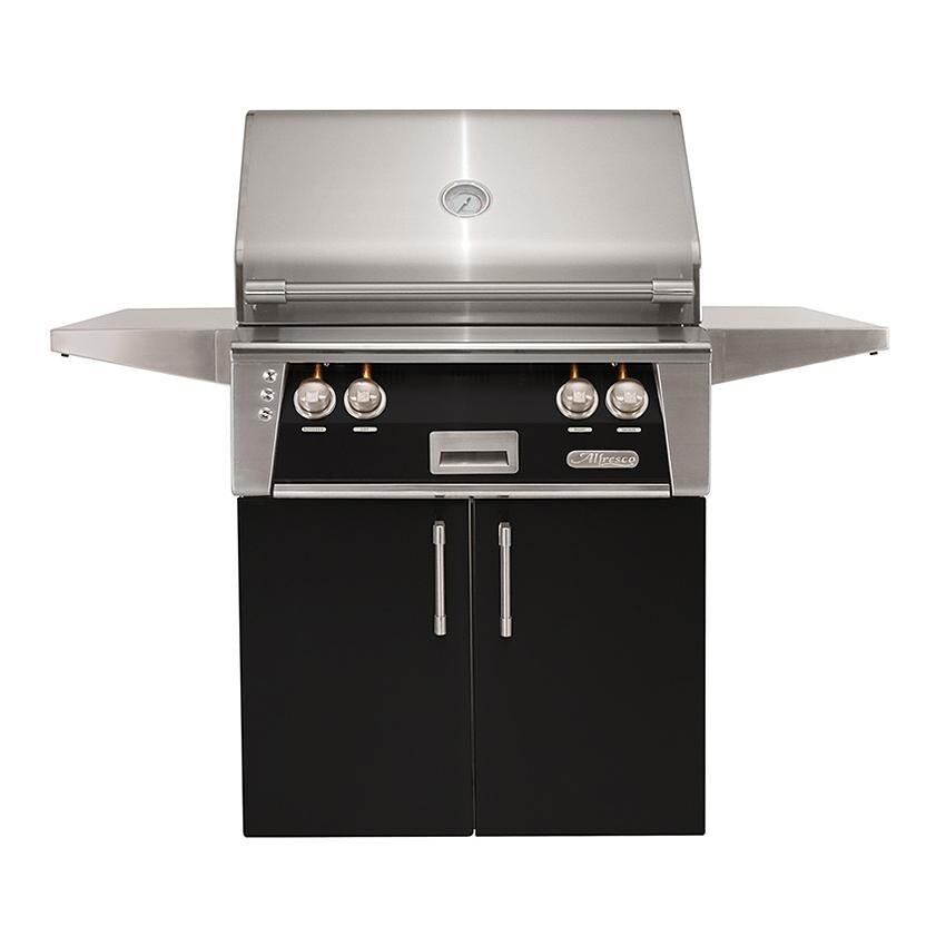 Alfresco Grills ALXE-30SZC-LP-S9005 Alfresco ALXE 30-Inch Propane Grill With Sear Zone And Rotisserie in Jet Black Gloss thumbnail