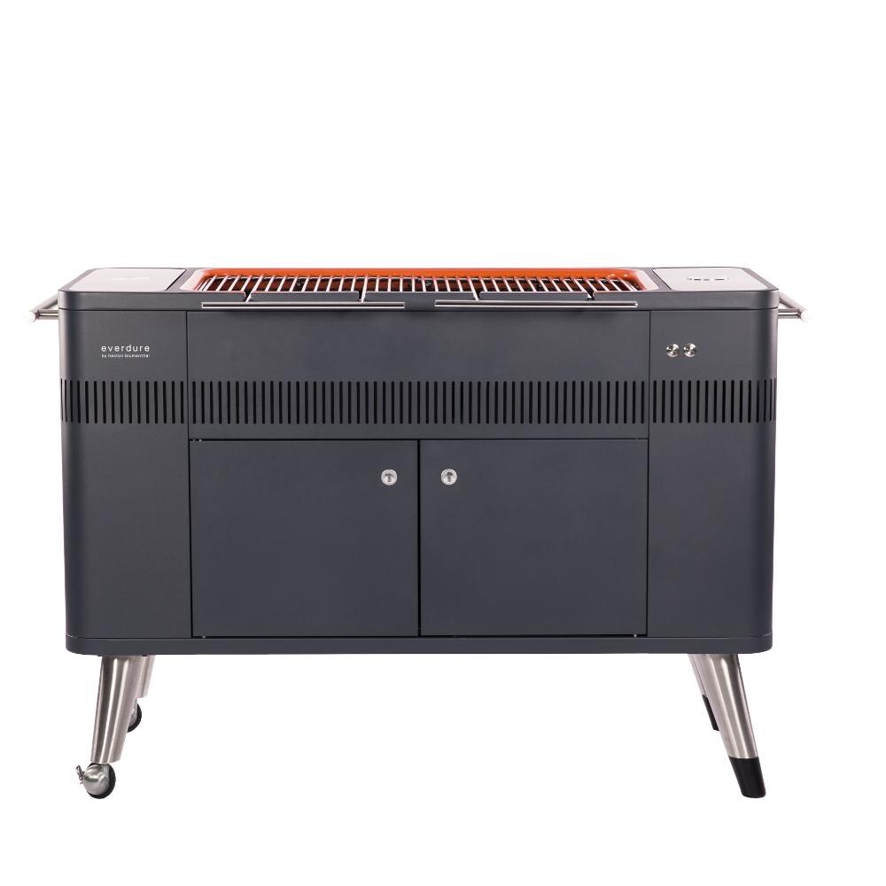 Everdure By Heston HUB 54-Inch Charcoal Grill With Rotisserie & Electronic Ignition - HBCE2BUS thumbnail