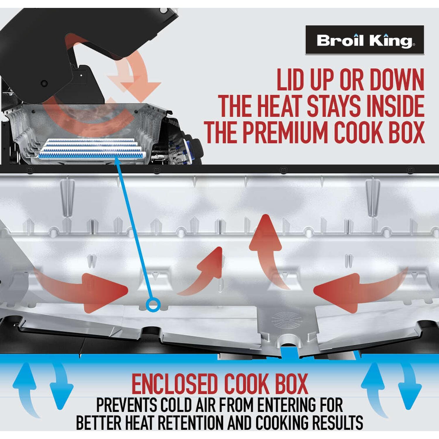 Broil King 689244 Regal Q 690 Pro IR Propane Grill - Cook Box - Detail thumbnail