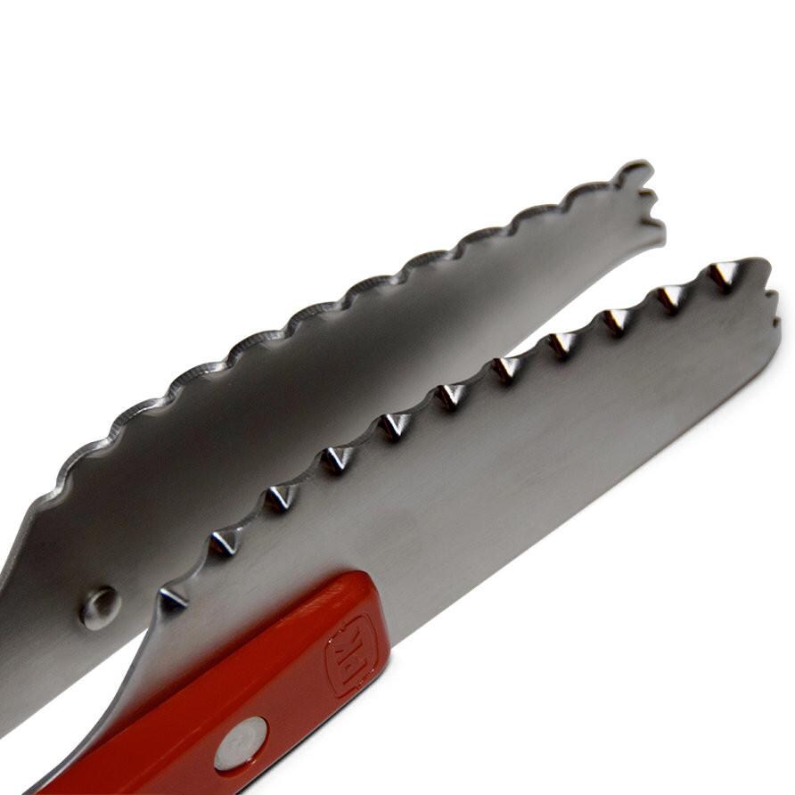Portable Kitchen 16-Inch Stainless Steel BBQ Tongs - Blade Detail thumbnail