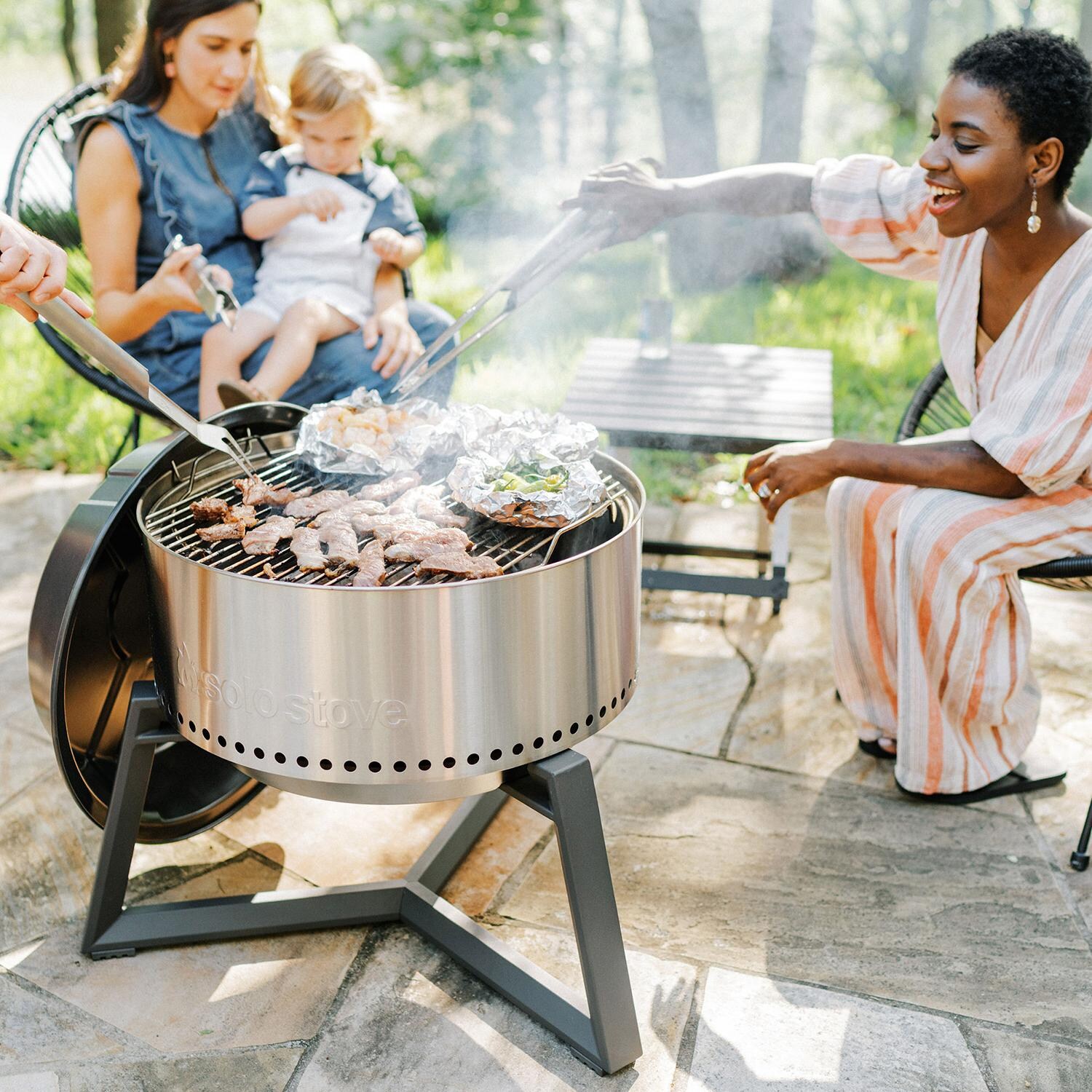 Solo Stove ULT-SSGRILL-22 Ultimate Grill Bundle - Grilling with Friends thumbnail