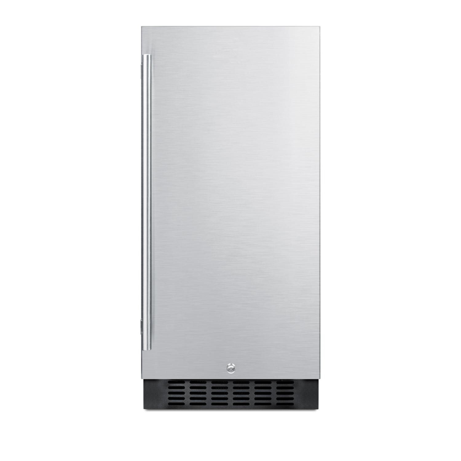Summit SPR316OS 15-Inch 3.0 Cu. Ft. Commercial Outdoor Rated Beverage Refrigerator - Stainless Steel / Black Cabinet thumbnail