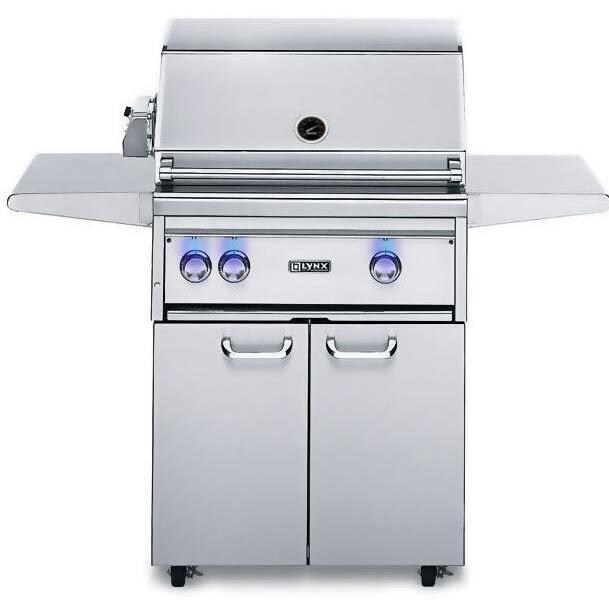 Lynx 27-Inch Gas Grill With Rotisserie On Cart thumbnail