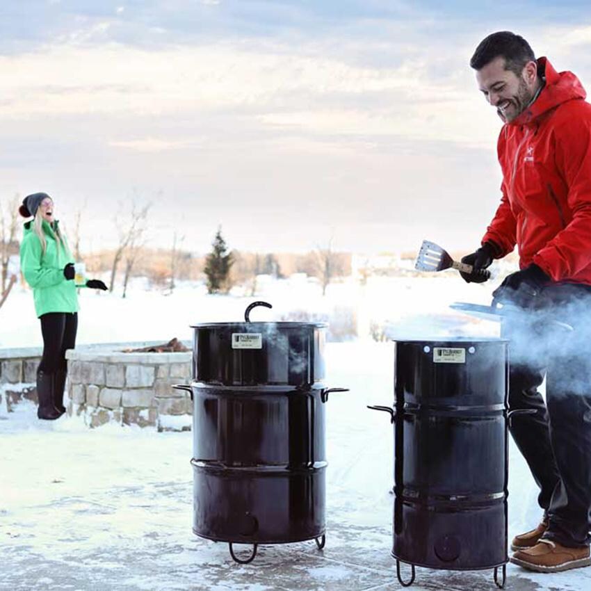 Pit Barrel Cooker PKG1001J 14-Inch Junior Cooker - Size Comparison thumbnail