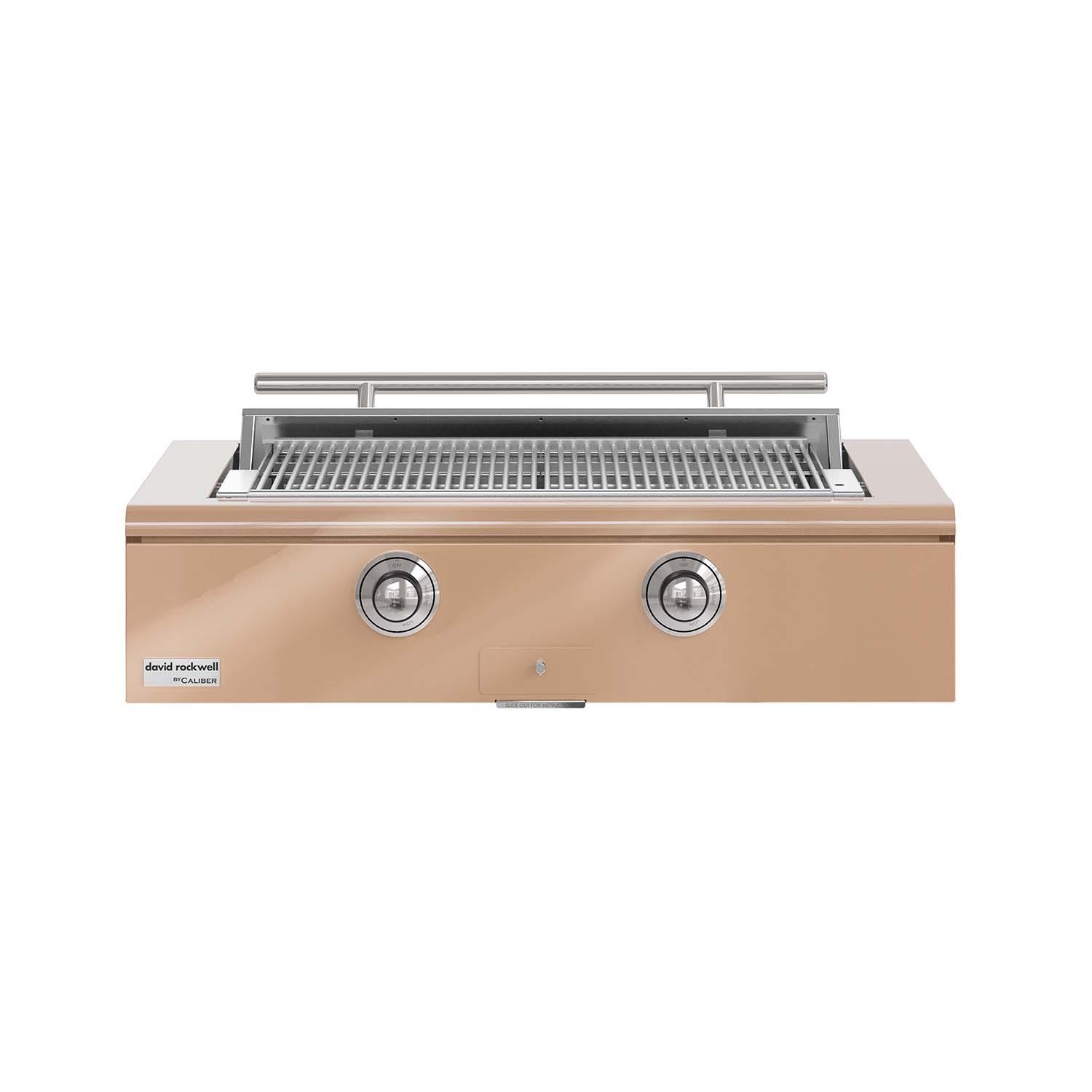 Caliber 42-in Propane Built-In Rockwell Grill - Champagne w/ Chrome Hardware - CRG-42BL00-A-179-H02