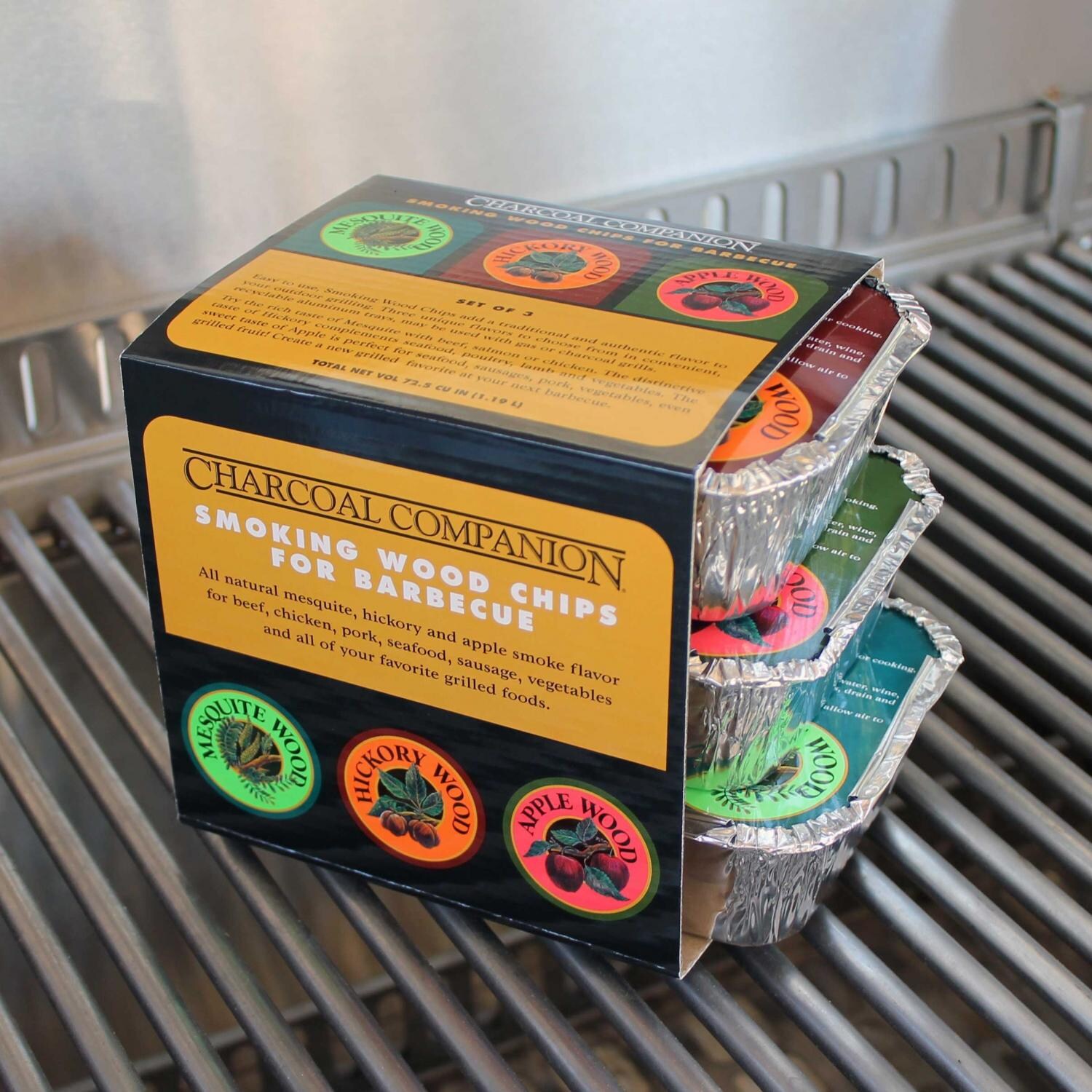 Wood Chip Blend Sampler Pack With Hickory, Mesquite & Apple - Packaging thumbnail