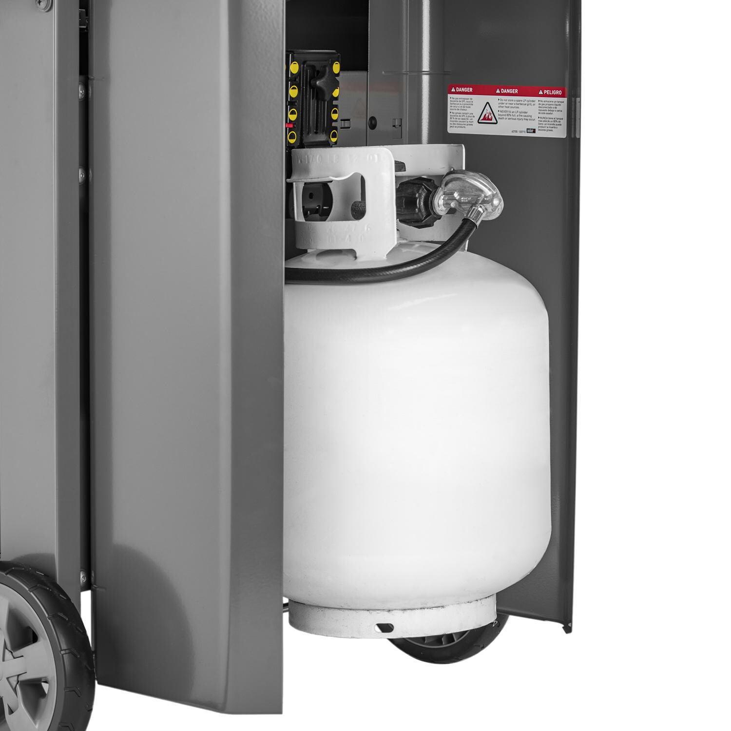 Weber Genesis II 61001001 S-310 Propane Gas Grill - Stainless Steel (2019) - Propane Tank Storage With Fuel Gauge thumbnail