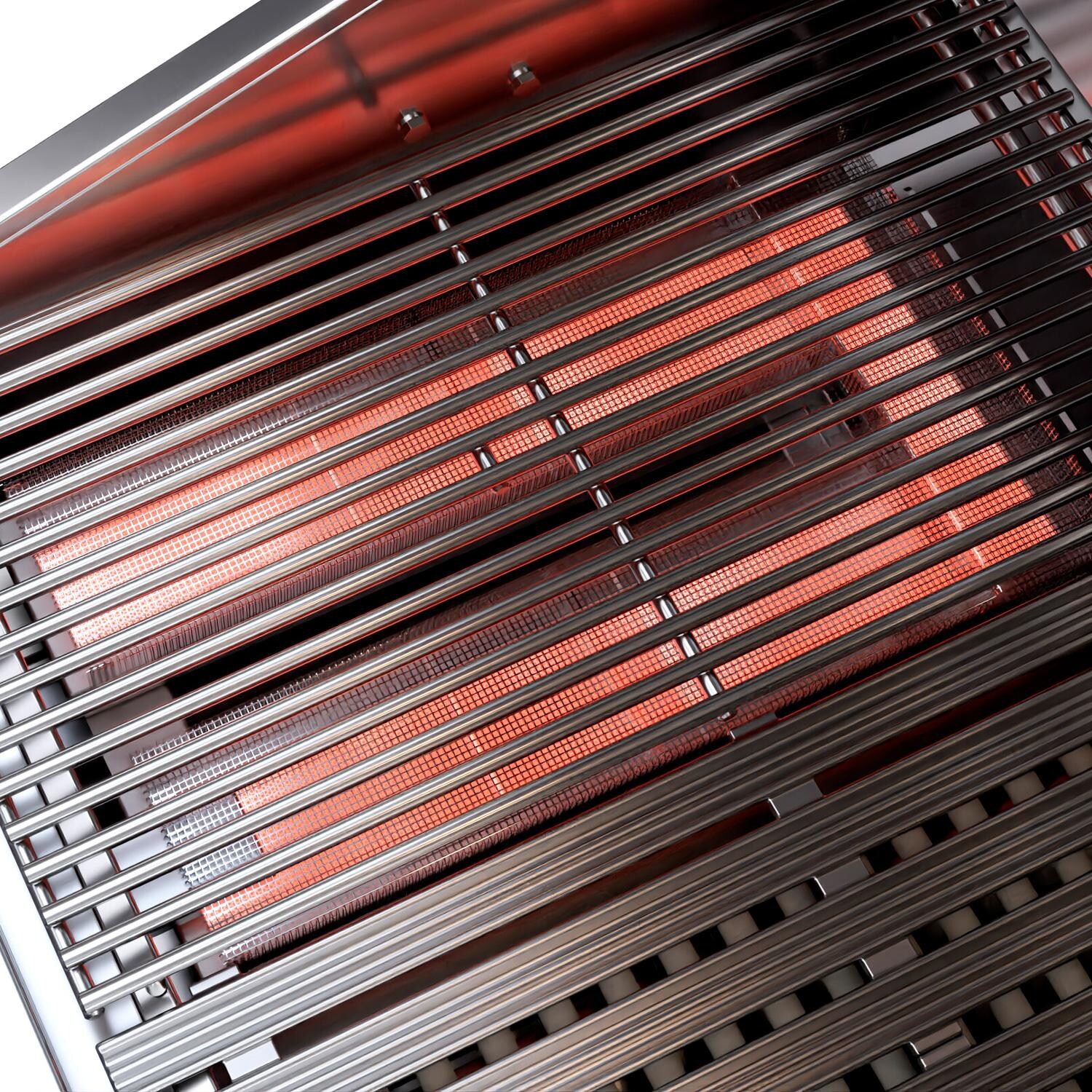 DCS BH1-36RI-N Series 7 36-Inch Built-In Natural Gas Grill With Rotisserie & Infrared Burner - Infrared Burner Detail thumbnail