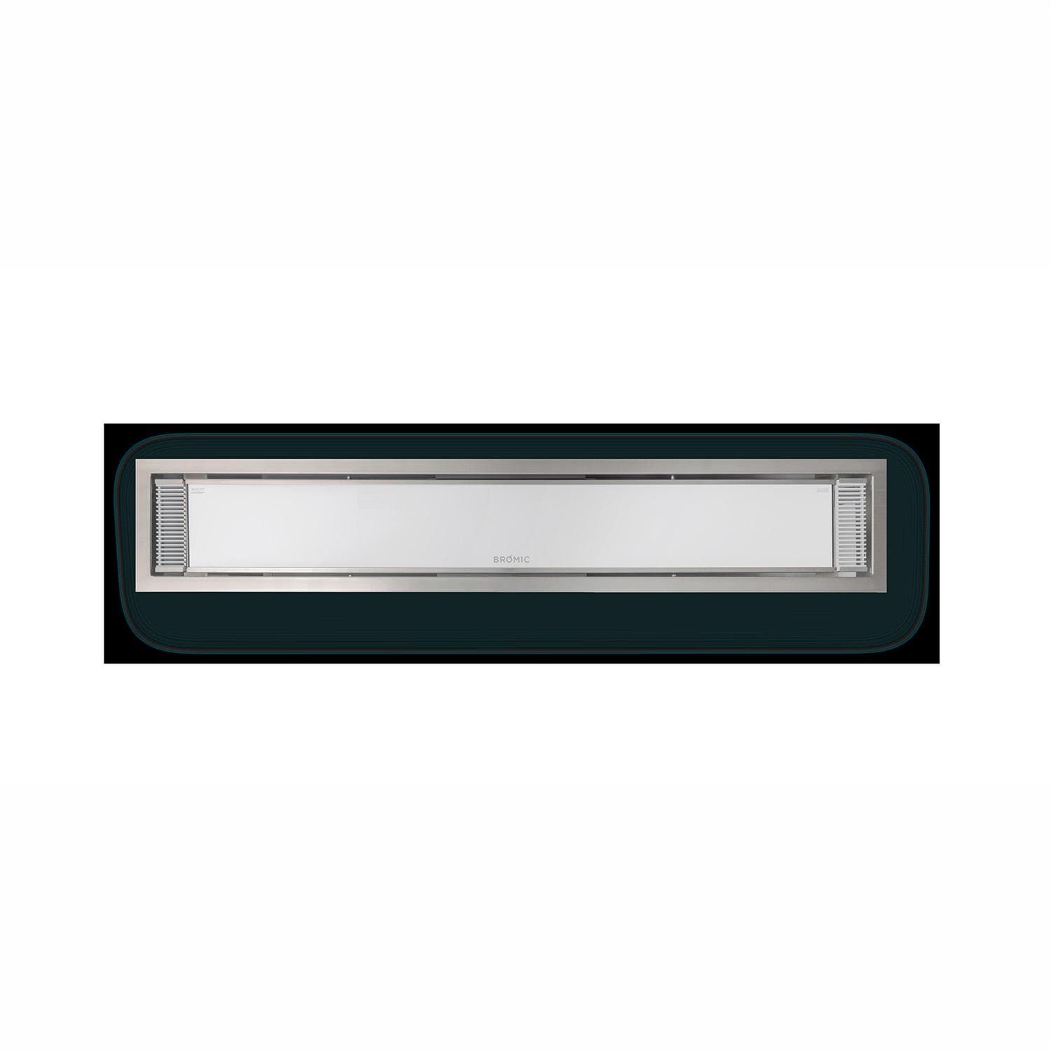 Bromic BH3623012-1 Platinum Electric 4500W Low Clearance Ceiling Recess Kit - White Vent Front - White Background thumbnail