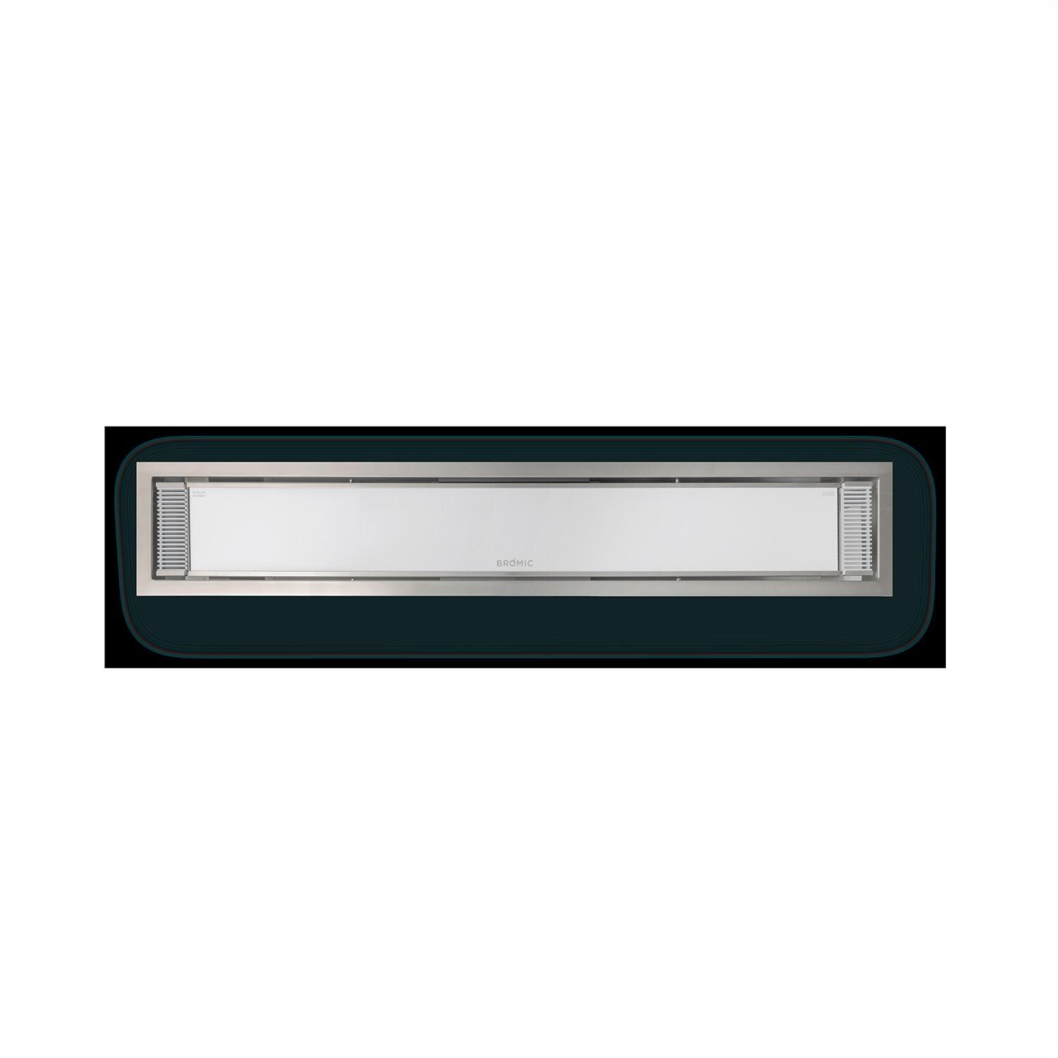 Bromic BH3623013-1 Platinum Electric 4500W Low Clearance Ceiling Recess Kit - White Vent Front - White Background thumbnail