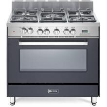 Verona VEFSGE365NE 36-Inch 5-Burner Dual Fuel Range - Matte Black image