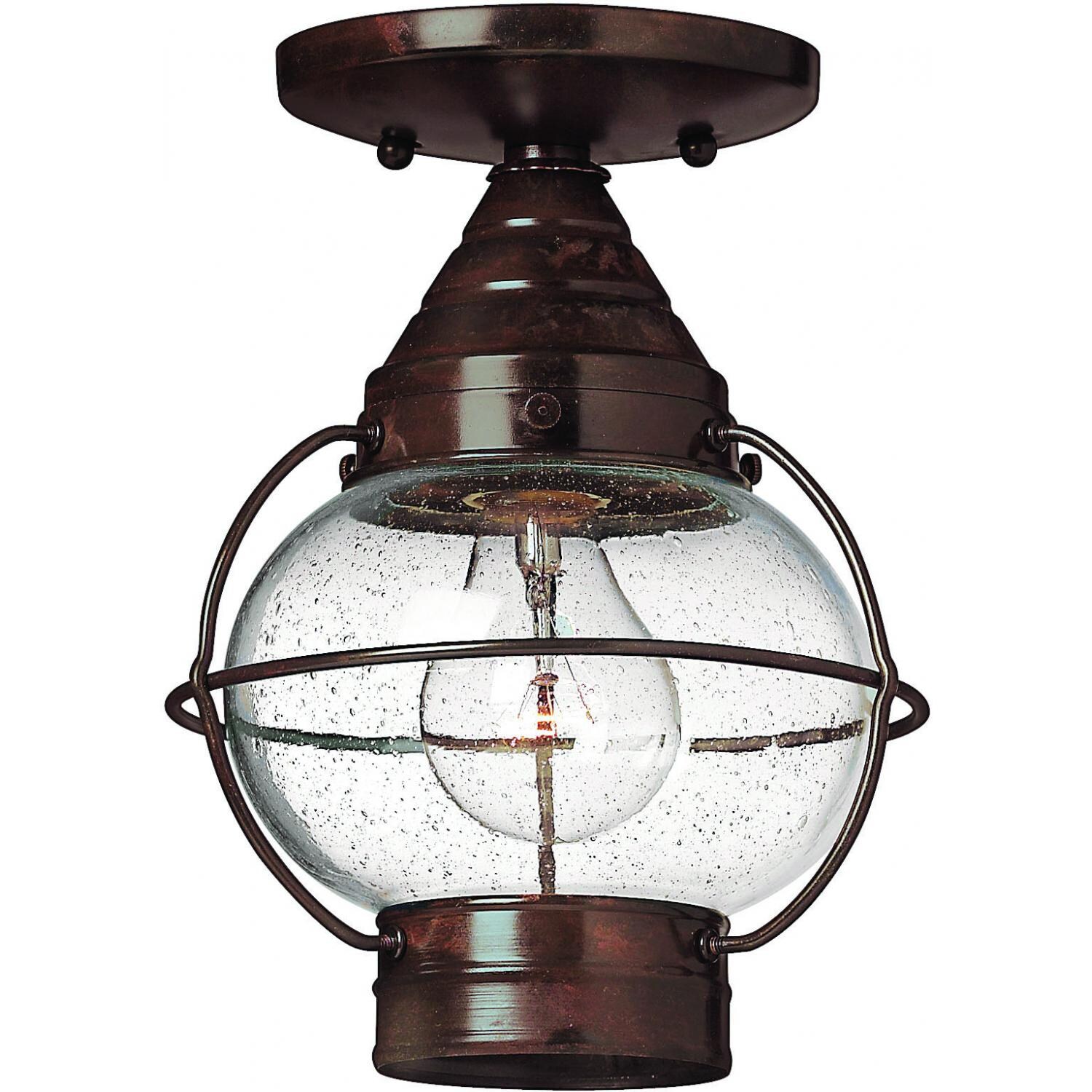 Hinkley Lighting Cape Cod 2203SZ 60W One Light Outdoor Flush Mount Ceiling Fixture - Sienna Bronze thumbnail