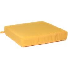 Sunbrella Canvas Buttercup Medium Outdoor Replacement Seat Cushion W/ Knife Edge By BBQGuys image