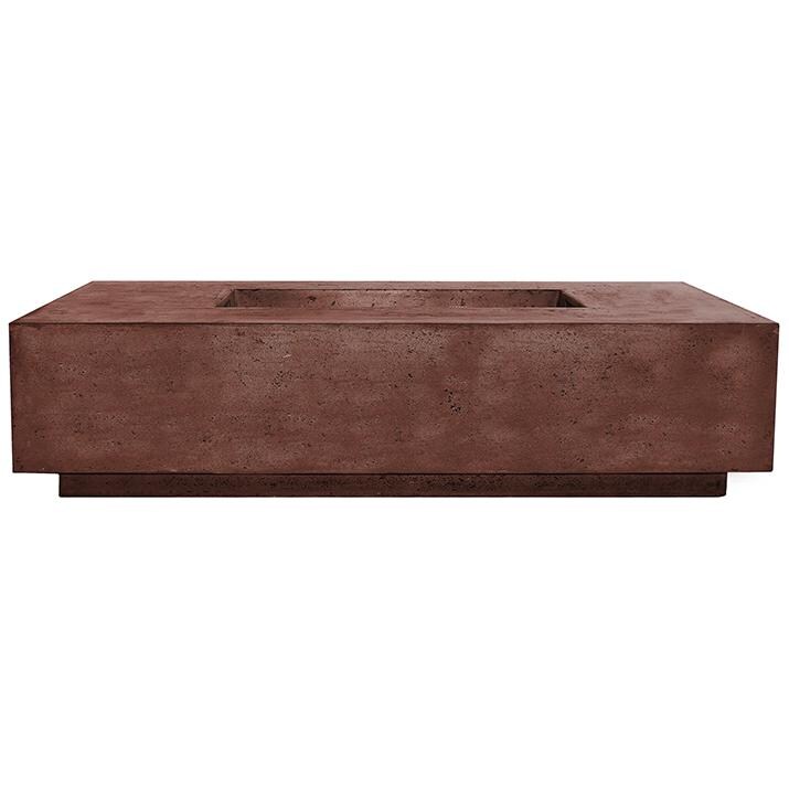 Prism Hardscapes Tavola 4 66-Inch Propane Gas Rectangular Fire Pit Table - Cafe - PH-408-1LP image
