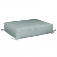 Sunbrella Canvas Spa Large Rectangular Outdoor Replacement Ottoman Cushion W/ Piping By BBQGuys